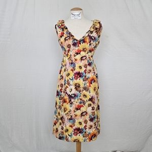 1960s Seamstress Made Floral Dress